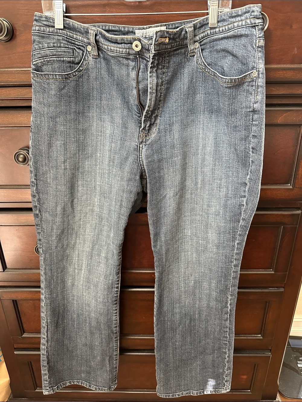 Chico's Women's Boot Cut Jeans - Faded Blue Denim